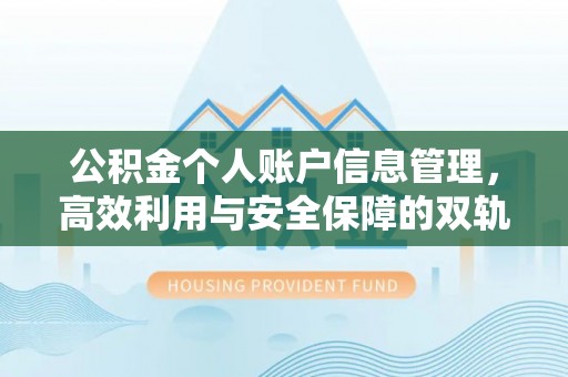 复兴公积金个人账户信息管理，高效利用与安全保障的双轨并行