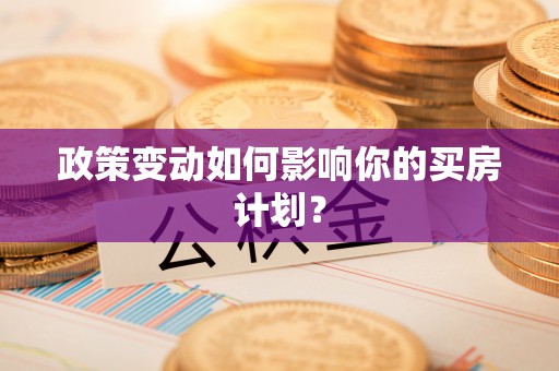 复兴政策变动如何影响你的买房计划？