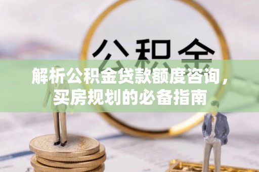 复兴解析公积金贷款额度咨询，买房规划的必备指南