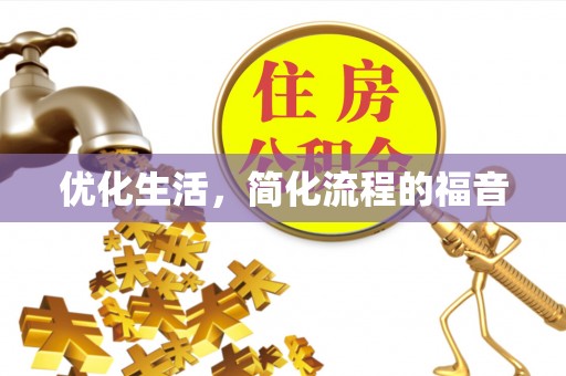 复兴优化生活，简化流程的福音