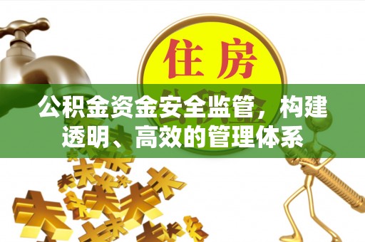 复兴公积金资金安全监管，构建透明、高效的管理体系