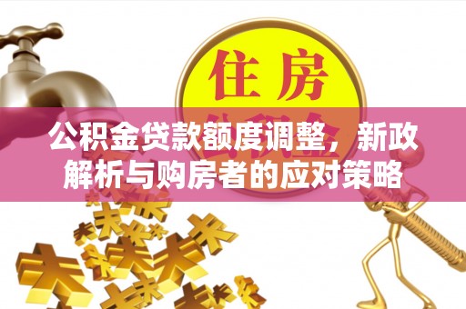 复兴公积金贷款额度调整，新政解析与购房者的应对策略