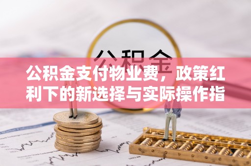 复兴公积金支付物业费，政策红利下的新选择与实际操作指南