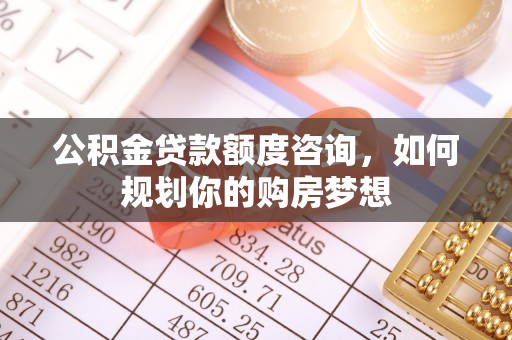 复兴公积金贷款额度咨询，如何规划你的购房梦想