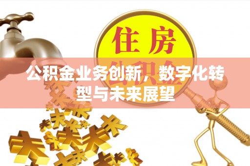 复兴公积金业务创新，数字化转型与未来展望