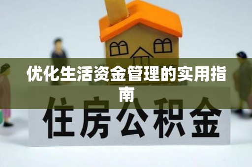 复兴优化生活资金管理的实用指南