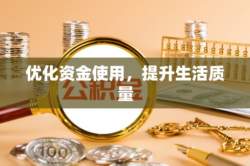 复兴优化资金使用，提升生活质量