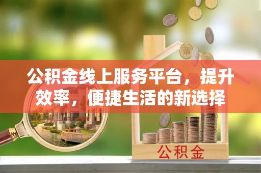 复兴公积金线上服务平台，提升效率，便捷生活的新选择