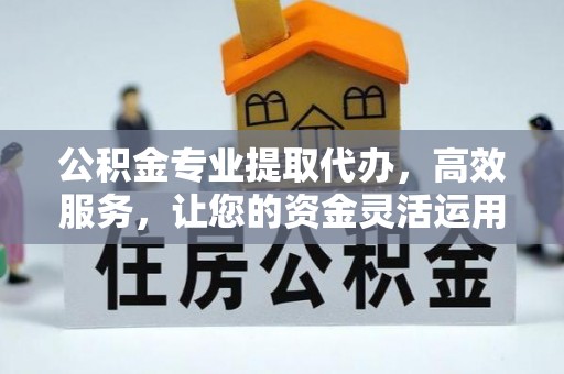 复兴公积金专业提取代办，高效服务，让您的资金灵活运用